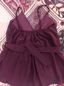 Elegant Purple Camisole Top