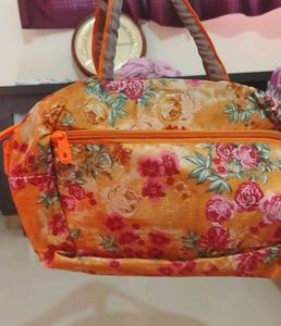 Vibrant Floral Hobo Bag