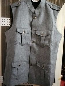 Stylish Grey Nehru Jacket