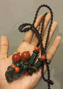 Unique Beaded Pendant Necklace