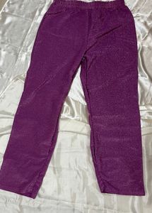 Sparkly Purple Cropped Top