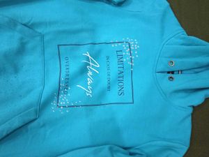 Trendy Blue Graphic Hoodie