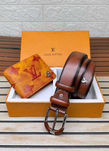 louis vuitton  Belt &amp; Wallet Set