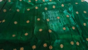Emerald Green Embroidered Lehenga
