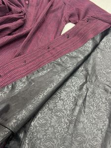 14 years Boy’s Maroon Kurta Set with Jacket
