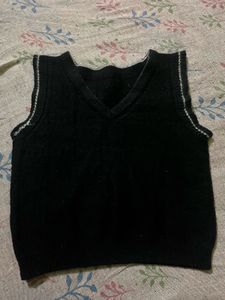 Black Sweater Vest