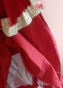 Indo Western Gown dress with detachable pochu