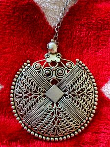 Oxidised Maang Tikka