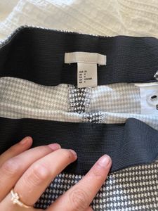 Brand new H&amp;M Chic Houndstooth Slim Fit Pants