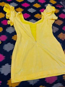 Designer Yellow Lehenga Choli Set