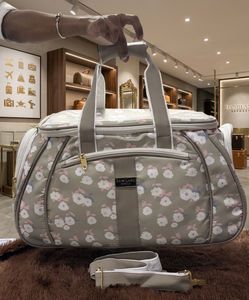 DAMILANO FLOWERY DUFFLE HANDBAG FOR LADIES
