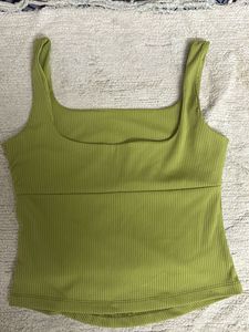 Trendy Green Tank Top