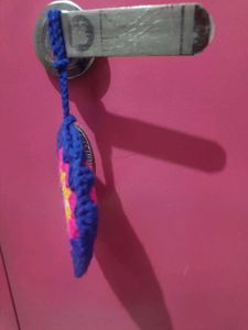 Handmade Crochet headphones Bag Charm
