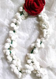 Handmade Crochet rose gajra