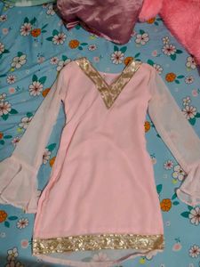 Elegant Pink Kurta Set with Dupatta