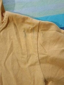 Yellow Smiley Hoodie T-shirt