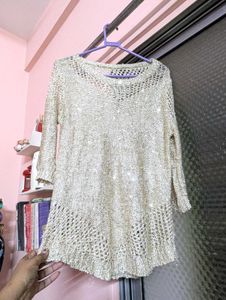 Sparkly y2k Sequin chatpate Knit Top✨⭐