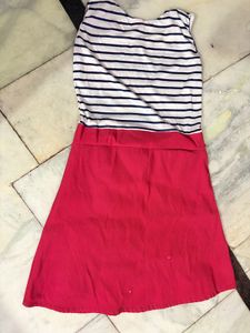 Striped Sleeveless Dress