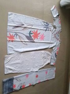 Floral Print Kurta Set