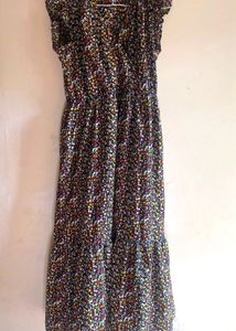 V NECK FULL DRESS 👗