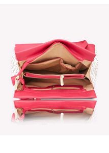 carpese Chic Red Tote Handbag