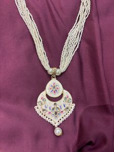Elegant Pearl Beaded Necklace💗💗