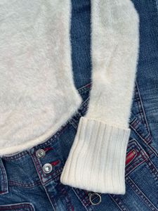 Fluffy Knit Crop Top