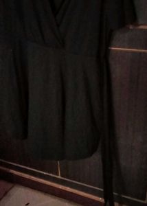 Chic Black Wrap Dress