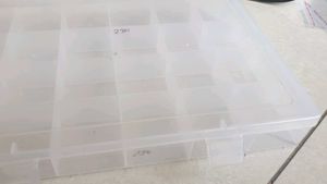 Clear Compartment Organizer Box