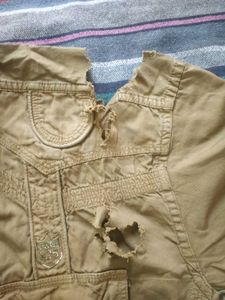 Men's F.N.G. Brown Button-Up Shirt