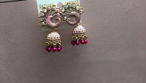 Oxidised Jhumka Earring