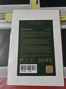 Jungkook Official Golden Exhibition Postcar