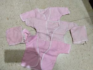 Bundle of 3 Pink Baby Tops