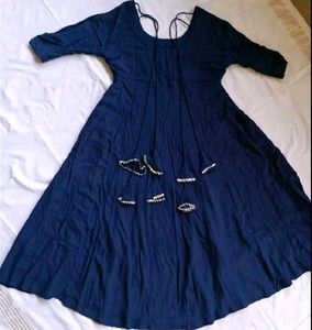Pretty Blue Anarkali Dress