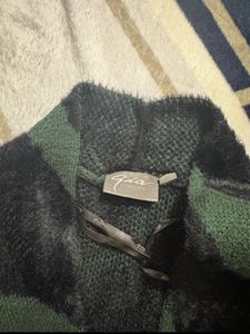 Cozy Abstract Pattern Cardigan