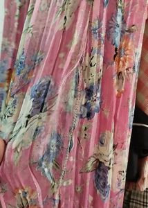Beautiful Pink Floral Gown