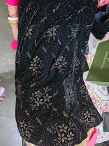 Black Velvet Embellished Lehenga🖤