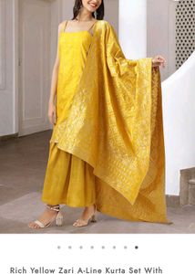 Vibrant Yellow Kurta Set... without tag
