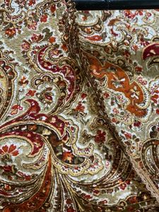 Paisley Print Ruched Top