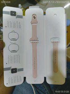 Original Apple Watch 44mm Sport Band (Pink Sand)