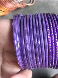 Purple Bangles Set