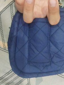 exotic blue Clutch bag