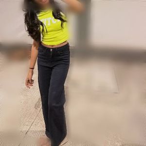 Lime Green "STITCH" T-Shirt