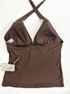 Chocolate Brown Halter Top