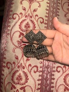 Boho Jhumka Earrings