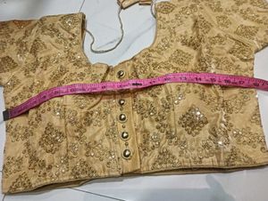 Golden Embellished Blouse