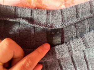 Ribbed Cropped Long Sleeve Top