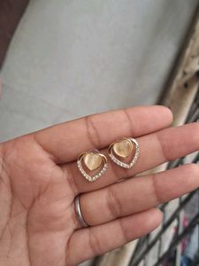 Heart Shaped Stud Earrings