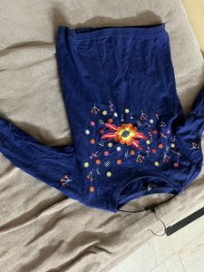 Navy Blue Color Top