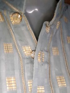 brand new 44 size Stylish Gray Kurta for Men
